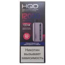 Вейп HQD GLAZE 12000 Гранатовый Сок Смородина Лимон Одноразовый