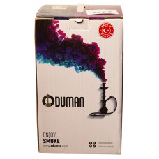 Кальян Oduman Premium N3 Колба Белая Прозрачная h=28 см (подсветка, без чаши)