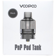 Voopoo PnP Pod Tank 4.5 ml + Two coils PnP-VM1 0.3 and PnP-VM6 0.15 Black Клиромайзер и Два Испарителя 510 коннектор (VooPoo DRAG X/S Pod Cartridge)